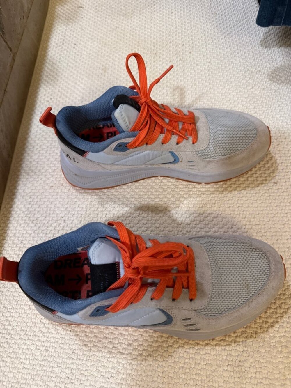 Municipal Origin M.OG Ice Poppy Sneakers Gray Orange
